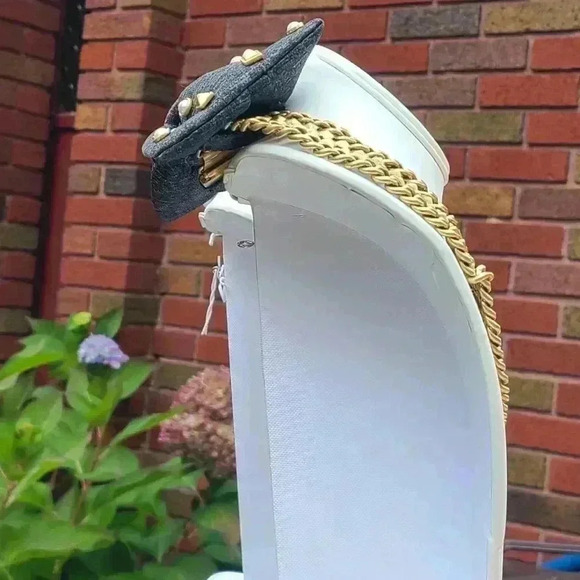 Stella and Dot Neoprene bow necklace collar with bow - Picture 12 of 17